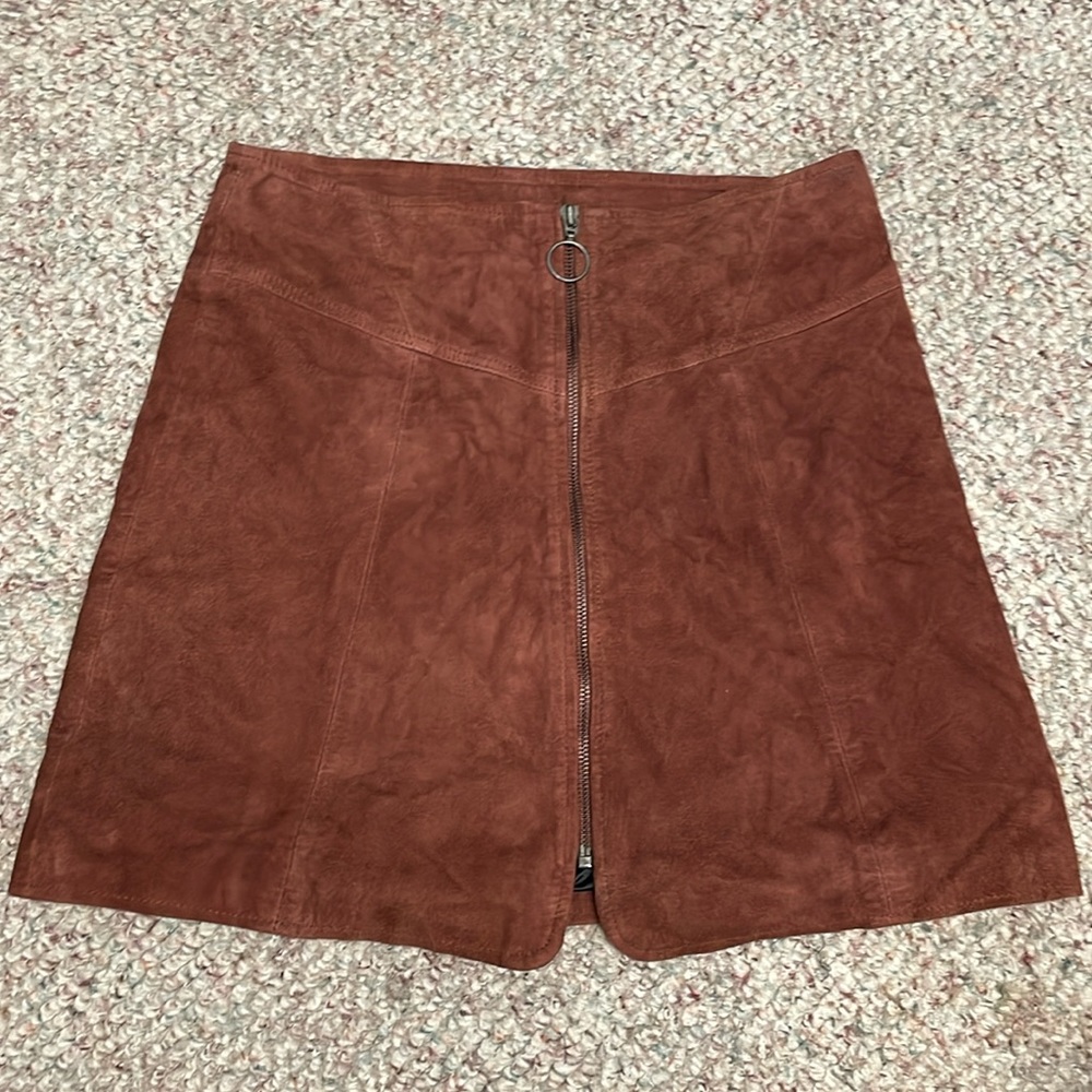 Y.A.S suede skirt- new